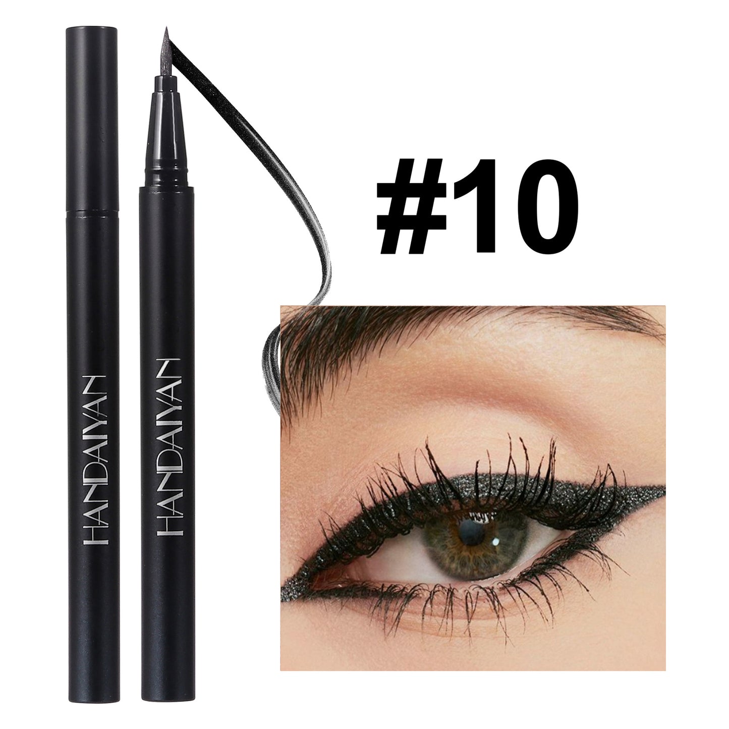 Eyeliner liquide extrêmement fin et durable, imperméable et nacré