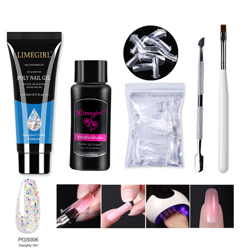 Of Beauty Crystal Extended Glue Suit Nail Tool Set