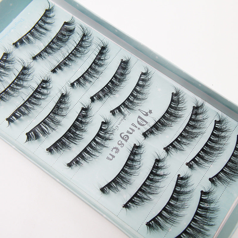 Eyelashes For Three-dimensional Eyelash Natural Thick False Lashes