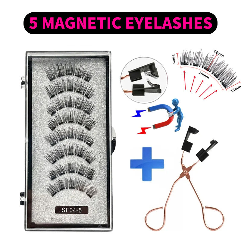 Series Magnetic Eyelashes Natural Simulation Curling False Lashes