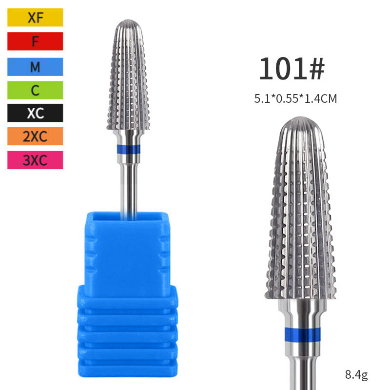 Ensemble d'outils de forage et de clouage en alliage pour machine à tête de meulage en acier