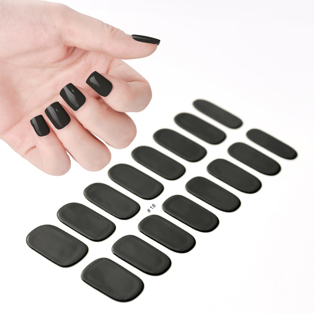 Gel Uv Beauty Full Paste Waterproof Nail Stickers