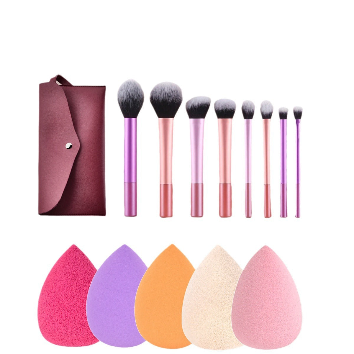 Tube Brush Short Handle Full Holder Makeup Brushes Accessories