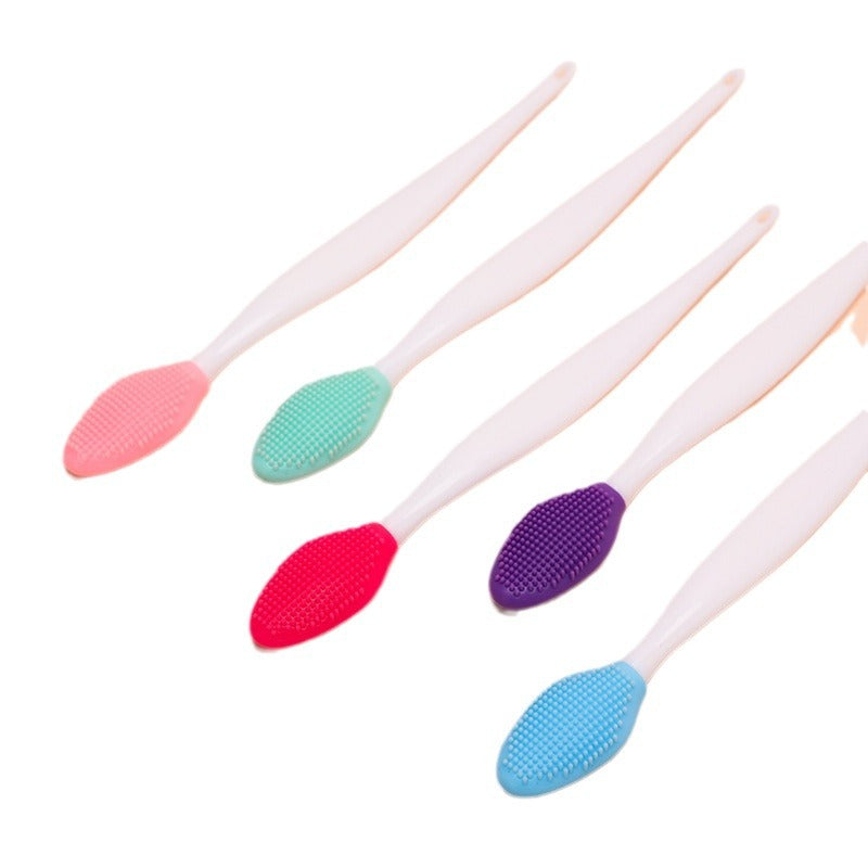 Silicone Brush Long Handle Beauty Medicated Acne Pads Makeup Accessories